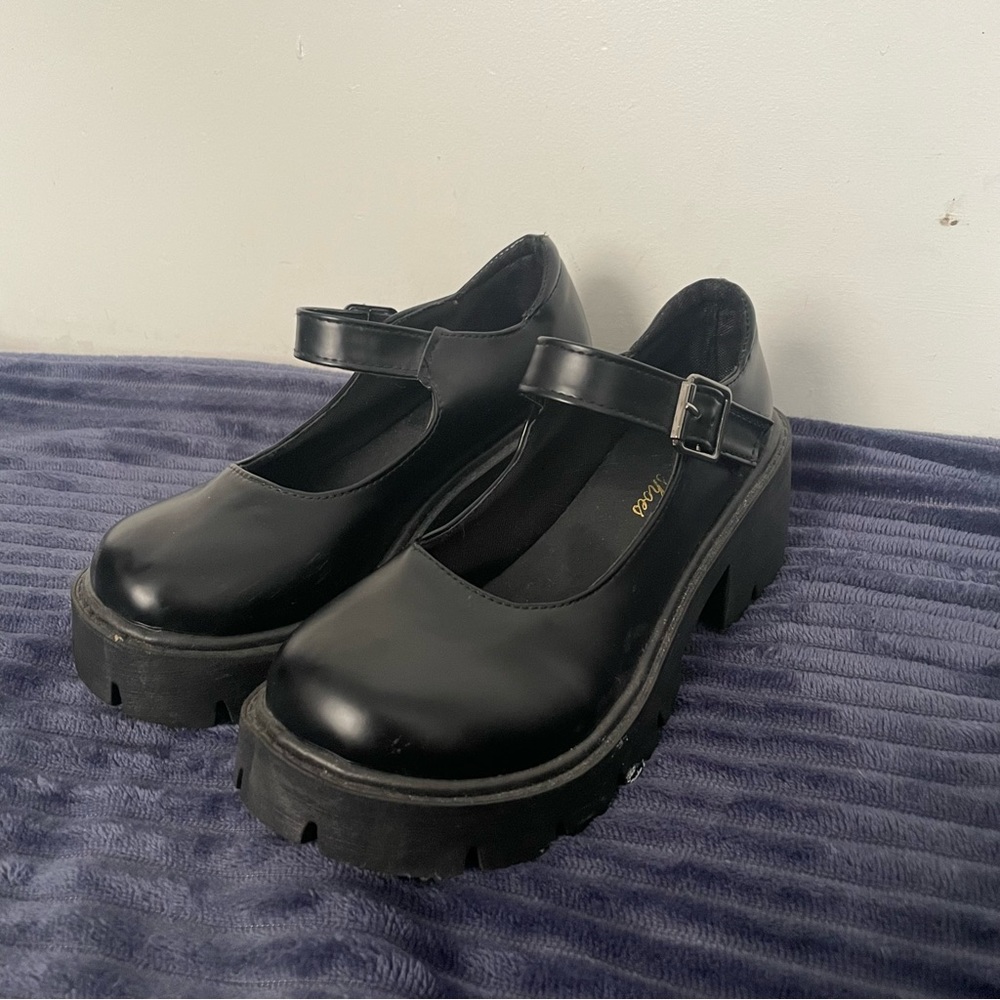 Platform Mary Janes